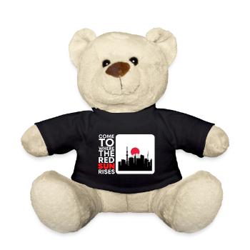 Venez là où le soleil rouge se lève, Japon - Nounours - noir - Devant