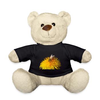 Bees are important pollinators and make honey - Teddy Bear - black - Front