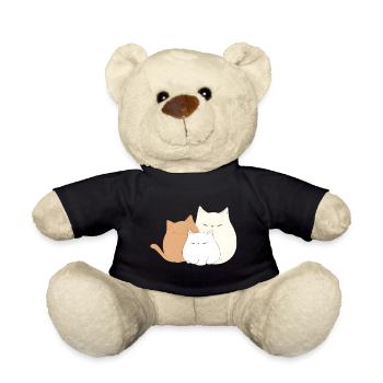 3 chatons - Nounours - noir - Devant