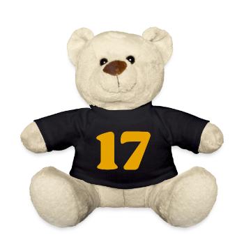 17 - Teddy Bear - black - Front