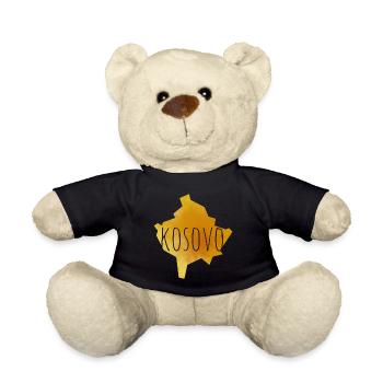 kosovo - Teddy Bear - black - Front