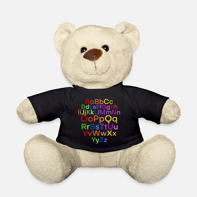 Alphabet - Teddy - Schwarz