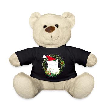 Chat de noel - Nounours - noir - Devant