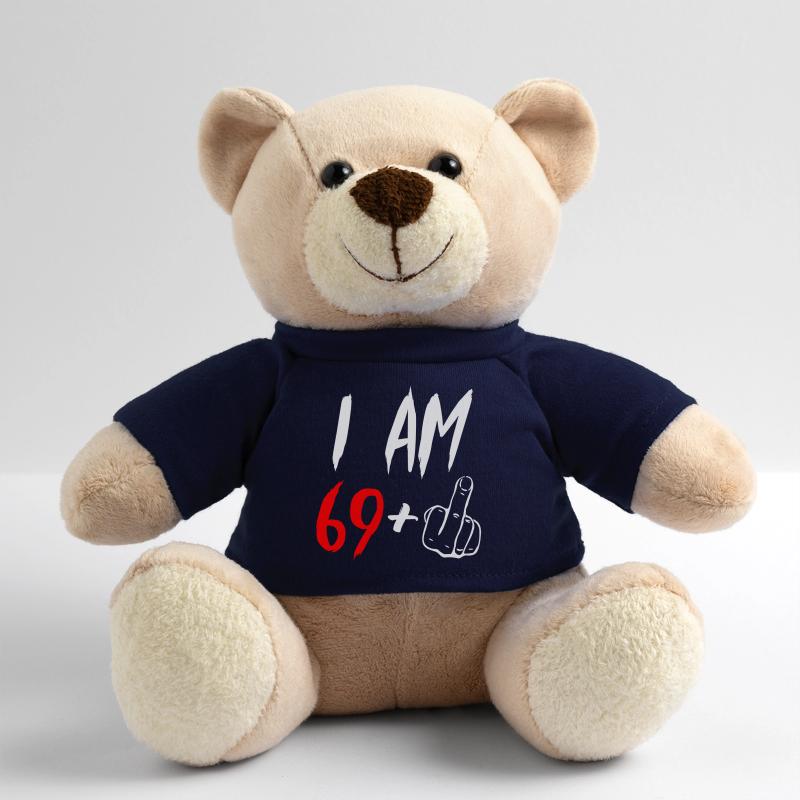 70th birthday middle finger Teddy Bear