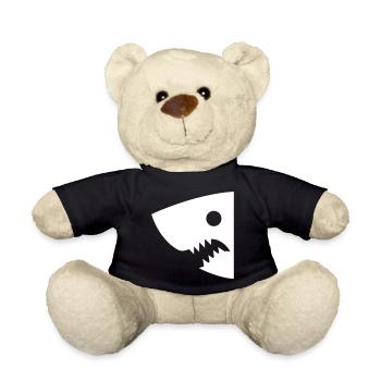 Tête de requin - Nounours - noir - Devant