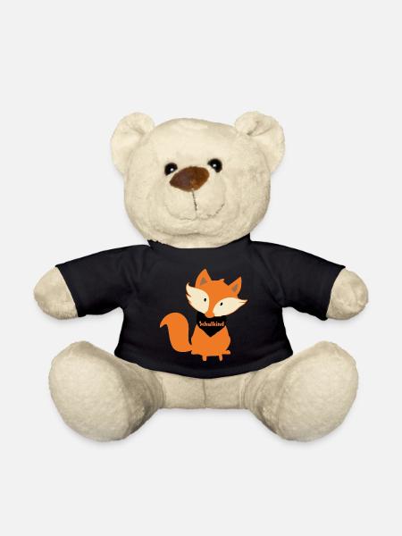 Fuchs Schulkind Kind Einschulung - Teddy - Schwarz