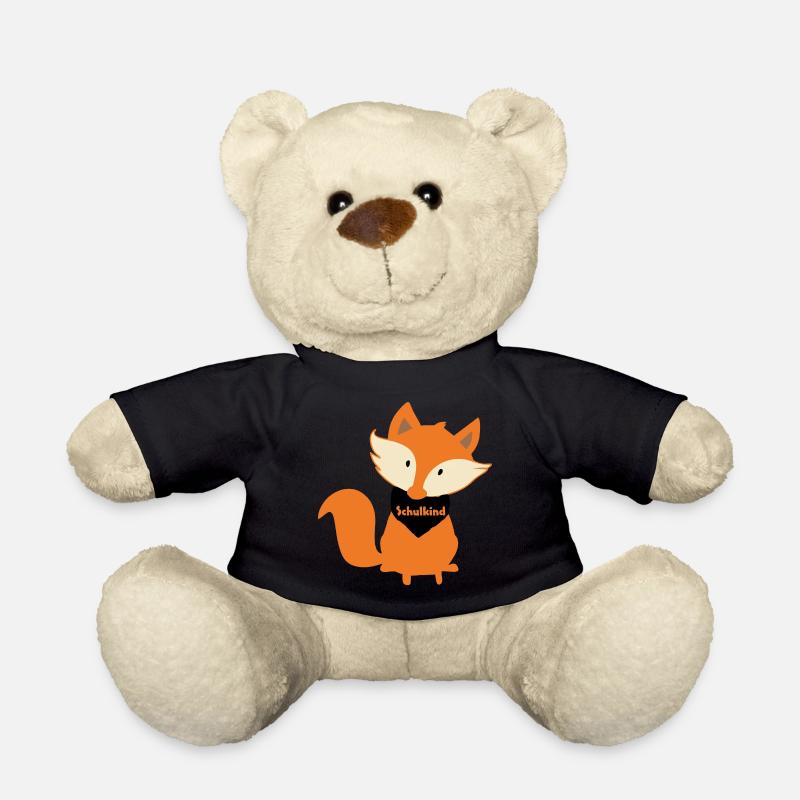 Fuchs Schulkind Kind Einschulung - Teddy - Schwarz