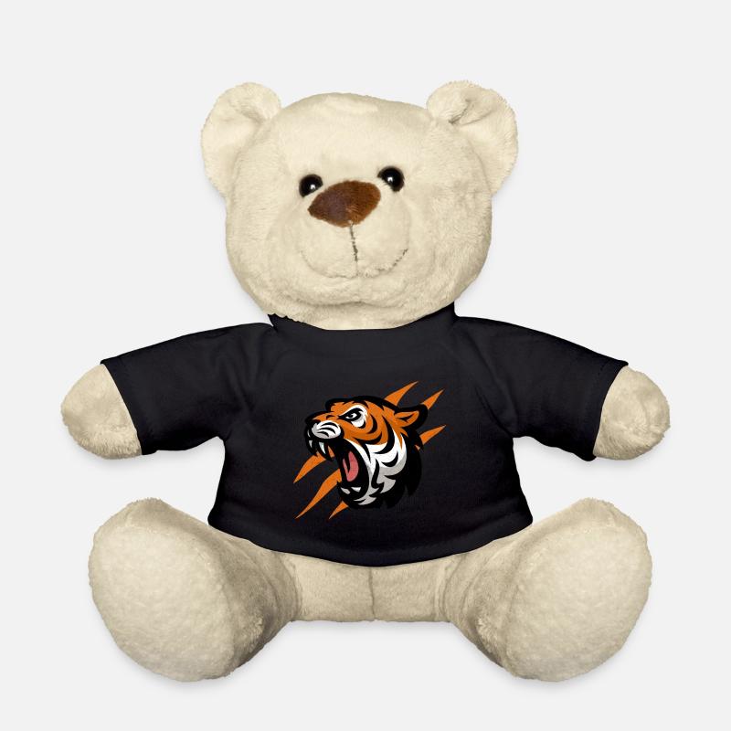 tiger - Teddy Bear - black