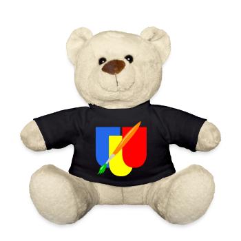 maler wappen handwerk - Teddy - Schwarz - Vorne