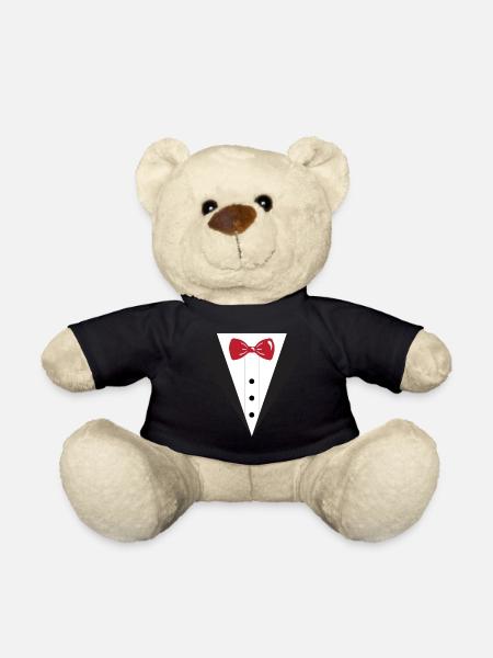 Bräutigam Trauzeuge JGA Geschenk - Teddy - Schwarz
