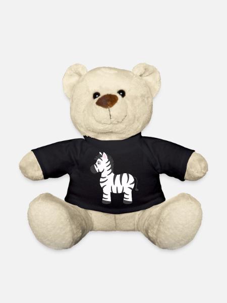 Zebra - Teddy - Schwarz