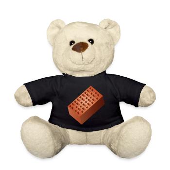 Backstein Mauerziegel Ziegelstein zum Mauer Bau - Teddy - Schwarz - Vorne