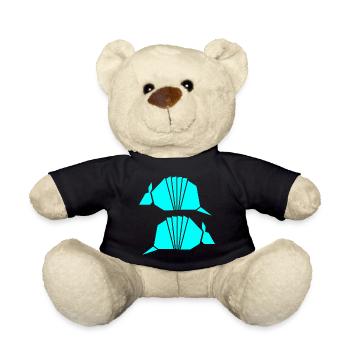 Armadillos - Teddy Bear - black - Front