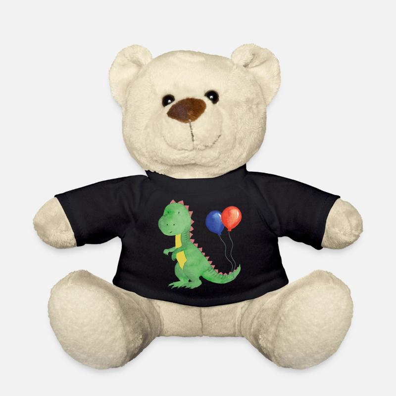 Petit Dino avec des ballons - Nounours - noir