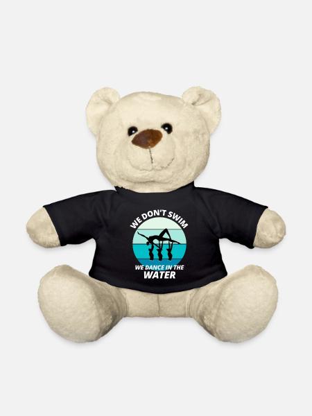 Synchro Schwimmer Synchronschwimmen Lustig - Teddy - Schwarz
