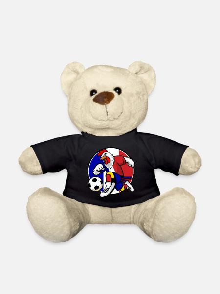 France Coq football fan - Nounours - noir