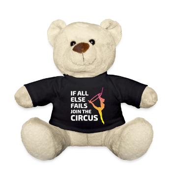 Aerial Hoop Lyra Seide Zirkus Akrobatik lustig - Teddy - Schwarz - Vorne