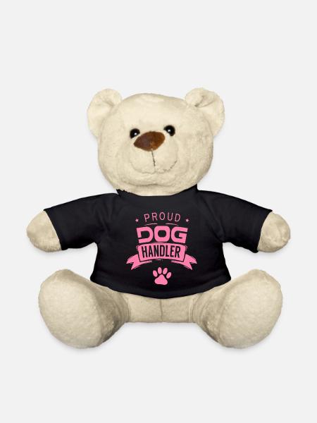 Proud dog handler dog handler mama service dog - Teddy Bear - black