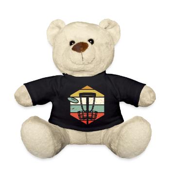 Disc Golf Sports Retro Disc Golf - Teddy - Schwarz - Vorne