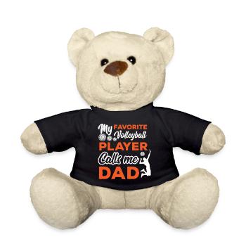 Volleyball Volleyball Player Beach Volleyball Player - Teddy Bear - black - Front