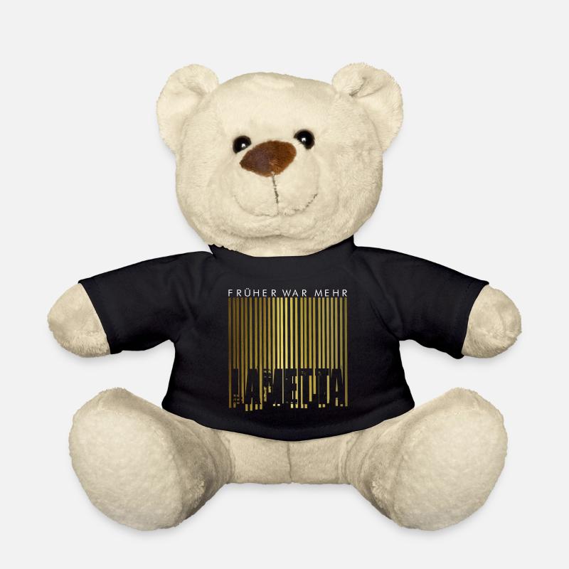 Früher war mehr Lametta - X-MAS Weihnaten T-Shirt - Teddy - Schwarz