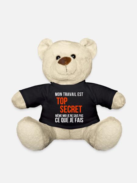 travail, travail humour - Nounours - noir
