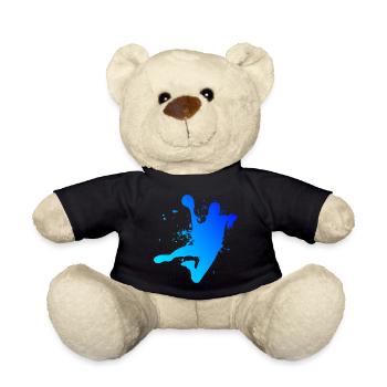 Handball Féminin Handball Handball Hommes - Nounours - noir - Devant