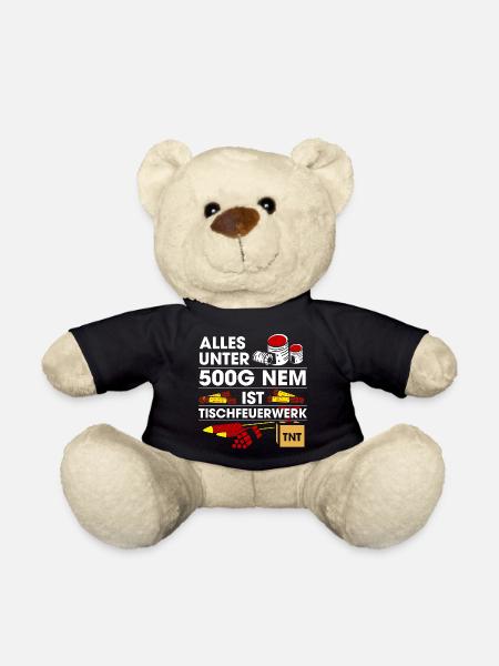 Pyrotechniker Alles Unter 500G Ist Tischfeuerwerk - Teddy - Schwarz
