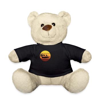 Airboat Fanboat Airboating Planeboat Bateau de marais - Nounours - noir - Devant