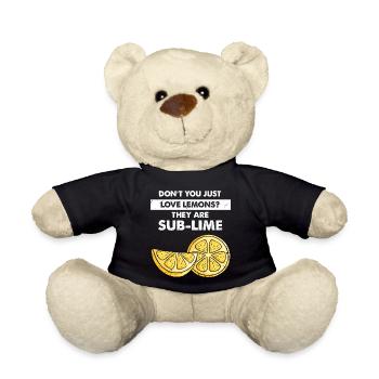Lemonade Lemon Lemonade Lemonade Lemonade Stand Design - Teddy Bear - black - Front