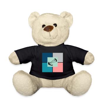 Kitesurfen Kitesurfen Kiteboarding Kiteboarder - Teddy - Schwarz - Vorne