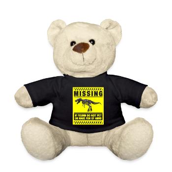 Dinosaurier Tyrannosaurus Stegosaurus Archäologie - Teddy - Schwarz - Vorne