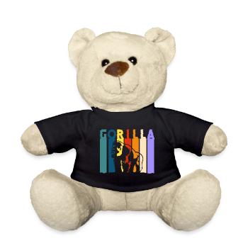 Gorilla Banane Schimpanse - Teddy - Schwarz - Vorne