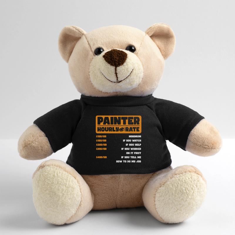 Maler Künstler Ausbildung Farbroller Teddy