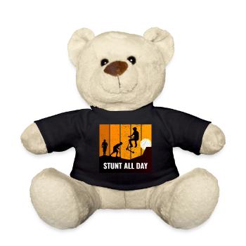 Stunt Scooter Freestyle Scootering Riding - Teddy Bear - black - Front