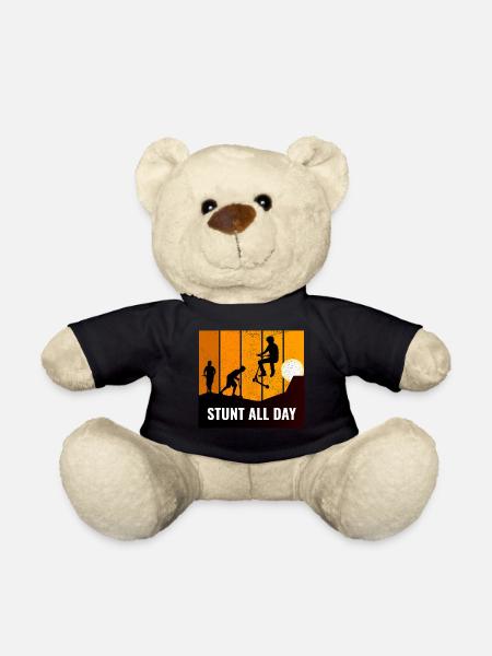 Stunt Scooter Freestyle Scootern Fahren - Teddy - Schwarz