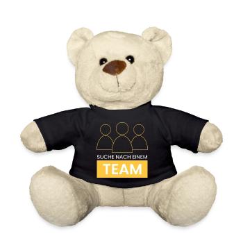 suche nach einem Team - Teddy - Schwarz - Vorne