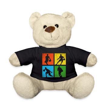 Basketballer - Teddy - Schwarz - Vorne