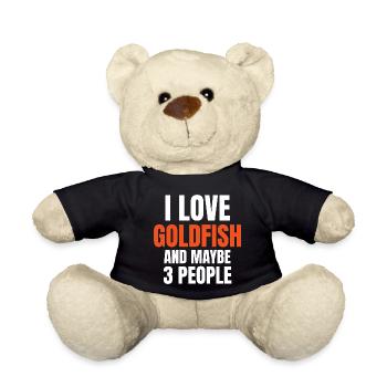 J’adore Goldfish et peut-être 3 personnes drôles - Nounours - noir - Devant