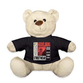 Heidelberg Deutschland Stadt Skyline Heimat Liebe - Teddy - Schwarz - Vorne