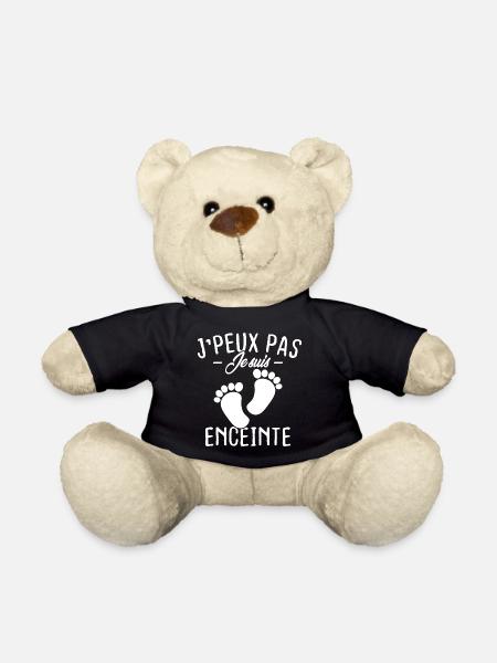 J'peux pas je suis enceinte - Nounours - noir
