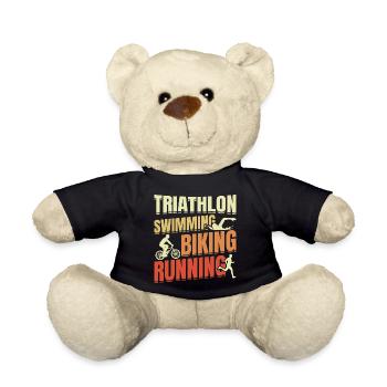 Triathlon Wiederholen - Teddy - Schwarz - Vorne