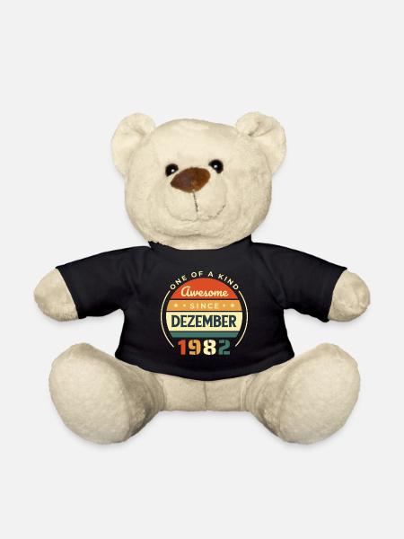 Awesome since December 40th birthday - Teddy Bear - black