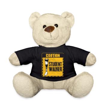 Attention Student Walker - Prosthetic leg - Teddy Bear - black - Front