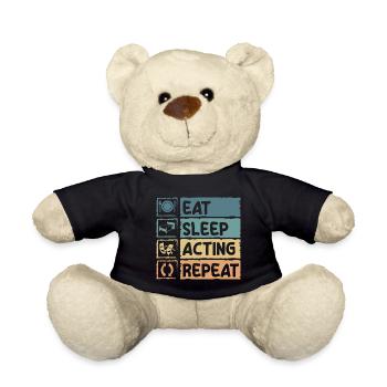 Actor Rehearsal Comedy Opera - Teddy Bear - black - Front