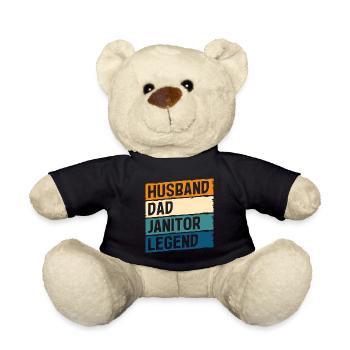 Ordures de gardien - Nounours - noir - Devant