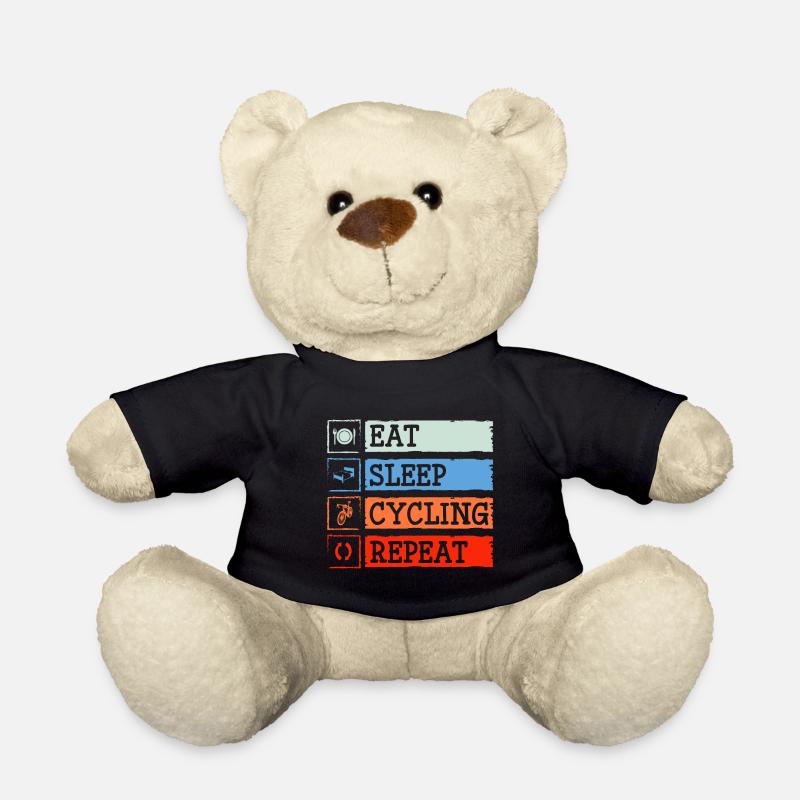 Radfahrer Bike Rennradfahrer - Teddy - Schwarz