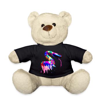Gradients in the queue - Teddy Bear - black - Front