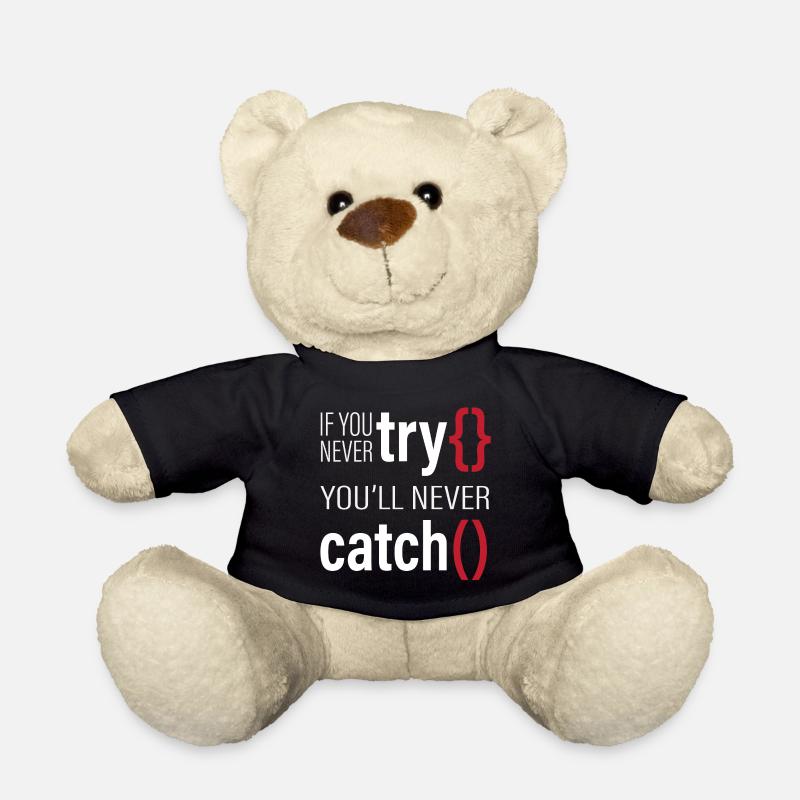 Lustiger Informatiker Spruch, Informatik - Teddy - Schwarz