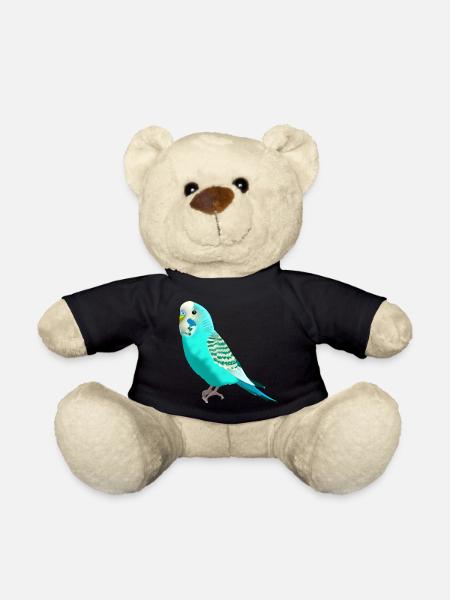 Sweet budgerigar - Teddy Bear - black